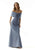 MGNY By Mori Lee 73027 - Draped Off Shoulder Evening Dress Special Occasion Dress