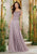 MGNY By Mori Lee - Beaded Embroidered Illusion Scoop A-Line Dress 71903 - 1 pc Lilac in Size 18 Available CCSALE 18 / Lilac