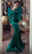 MNM COUTURE 2716 - Ruffled Off Shoulder Evening Gown Evening Dresses 4 / Green