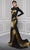 MNM Couture 2730A - Texture Draped Evening Gown Formal Dresses