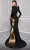 MNM Couture 2730A - Texture Draped Evening Gown Formal Dresses