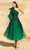 MNM COUTURE 2745 - Bow Accent One Shoulder Prom Dress Special Occasion Dress 4 / Green