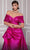 MNM Couture 2747A - Off Shoulder Overskirt Evening Gown Formal Dresses