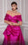 MNM Couture 2747A - Off Shoulder Overskirt Evening Gown Special Occasion Dress
