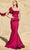 MNM COUTURE 2771 - Pleated One Shoulder Peplum Dress Evening Dresses