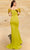 MNM COUTURE 2774 - Mid Body Ruching Trumpet Gown Evening Dresses