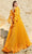 MNM COUTURE 2775 - Pleated A-line V Neck Gown Evening Dresses