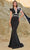 MNM COUTURE 2779 - Plunging Trumpet Long Gown Evening Dresses