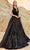 MNM COUTURE 2780 - Pleated Floral A-line Gown Evening Dresses