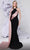 MNM Couture E0072 - One Shoulder Long Cape Evening Gown Evening Dresses