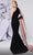 MNM Couture E0072 - One Shoulder Long Cape Evening Gown Evening Dresses