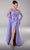 MNM Couture F02826 - Oversized Rosette Evening Gown Formal Dresses 4 / Lilac