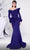 MNM Couture F02846 - Off Shoulder Ruched Evening Gown Mother of the Bride Dresses 4 / Royal Blue