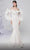 MNM Couture F02850 - Ethereal Ruffle Evening Gown Prom Dresses 4 / White