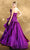 MNM Couture F02867 - Pleated Ribbon Evening Gown Formal Gowns