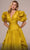 MNM Couture F02885 - Ruffled Sleeve Banded Waist Evening Gown Mother of the Bride Dresses