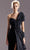 MNM COUTURE G1507 - Asymmetrical Drape Evening Gown Evening Dresses