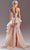 MNM COUTURE G1516 - Straight Across Ruffled Evening Dress Prom Dress