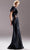 MNM COUTURE G1531 - One-Shoulder Sleeve Side Cut-Out Embellished Prom Dress Special Occasion Dress