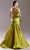 MNM COUTURE G1542 - Pleated Detail Mermaid Dress Prom Dresses