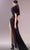 MNM Couture G1618 - Feathered One Shoulder Evening Gown Formal Dresses