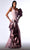 MNM Couture G1713 - Metallic Draped Evening Gown Evening Dresses