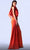 MNM Couture G1718 - Two Tone Flutter Sleeve Gown Prom Dresses