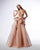 MNM Couture G1723 - Ruffled Peplum Evening Gown Special Occasion Dress