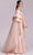 MNM Couture G1814 - Ruffled Cape Sleeve Mermaid Evening Gown Mother Of The Bride Dresses