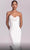 MNM Couture G1819 - Metallic Trimmed Evening Gown Wedding Dresses