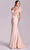 MNM Couture G1821 - Mermaid 3D Ribbed Lace Evening Gown Evening Dresses