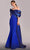 MNM Couture G1840 - Metallic Accented Evening Gown Evening Dresses