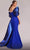 MNM Couture G1840 - Metallic Accented Evening Gown Evening Dresses