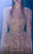 MNM Couture K3959 - Beaded Plunging V-Neck Prom Gown Evening Dresses 12 / Beige