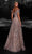 MNM COUTURE K4118 - Plunging Halter Beaded Evening Gown Special Occasion Dress