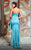 MNM Couture K4172 - Strapless Asymmetric Neck Evening Gown Evening Dresses