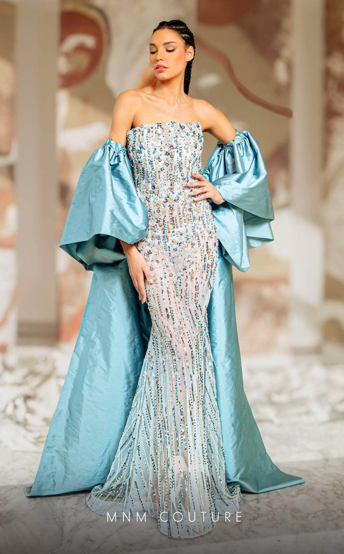 MNM Couture K4174 - Sequin Mermaid Evening Gown Special Occasion Dress