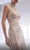 MNM Couture M1018 - High Halter Sequin Fringed Evening Dress Homecoming Dresses