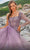 MNM Couture M1053 - One Shoulder Sash Evening Gown Prom Dresses 0 / Purple