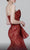 MNM Couture N0468 -Strapless Fitted Evening Dress Prom Dresses 18 / Burgundy