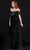 MNM COUTURE N0519 - Cowl Neck Evening Gown With Cape Special Occasion Dress