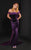 MNM COUTURE N0521 - Off Shoulder Draped Bow Evening Gown Special Occasion Dress