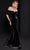 MNM COUTURE N0523 - Ruched Off Shoulder Evening Gown Special Occasion Dress