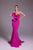 MNM COUTURE N0548 - Strapless Crepe Mermaid Gown Special Occasion Dress