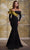 MNM Couture N0566 - Textured Bow Evening Gown Formal Dresses