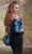 MNM Couture N0568 - Draped Two Tone Evening Gown Prom Dresses