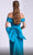 MNM Couture N0589 - Draped Bow Evening Dress Formal Dresses