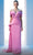 MNM Couture N0607 - Pleated Bodice Evening Gown Evening Dresses 4 / Pink