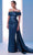 MNM Couture N0617 - Draped Off Shoulder Evening Gown Evening Dresses