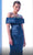 MNM Couture N0617 - Draped Off Shoulder Evening Gown Evening Dresses